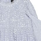 Girls Blue Tulle & Sequin Cape Dress, 2, hi-res