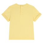 Younger Boys Yellow Logo T-Shirt, 2, hi-res