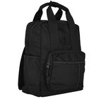 Black Logo Backpack, 1, hi-res