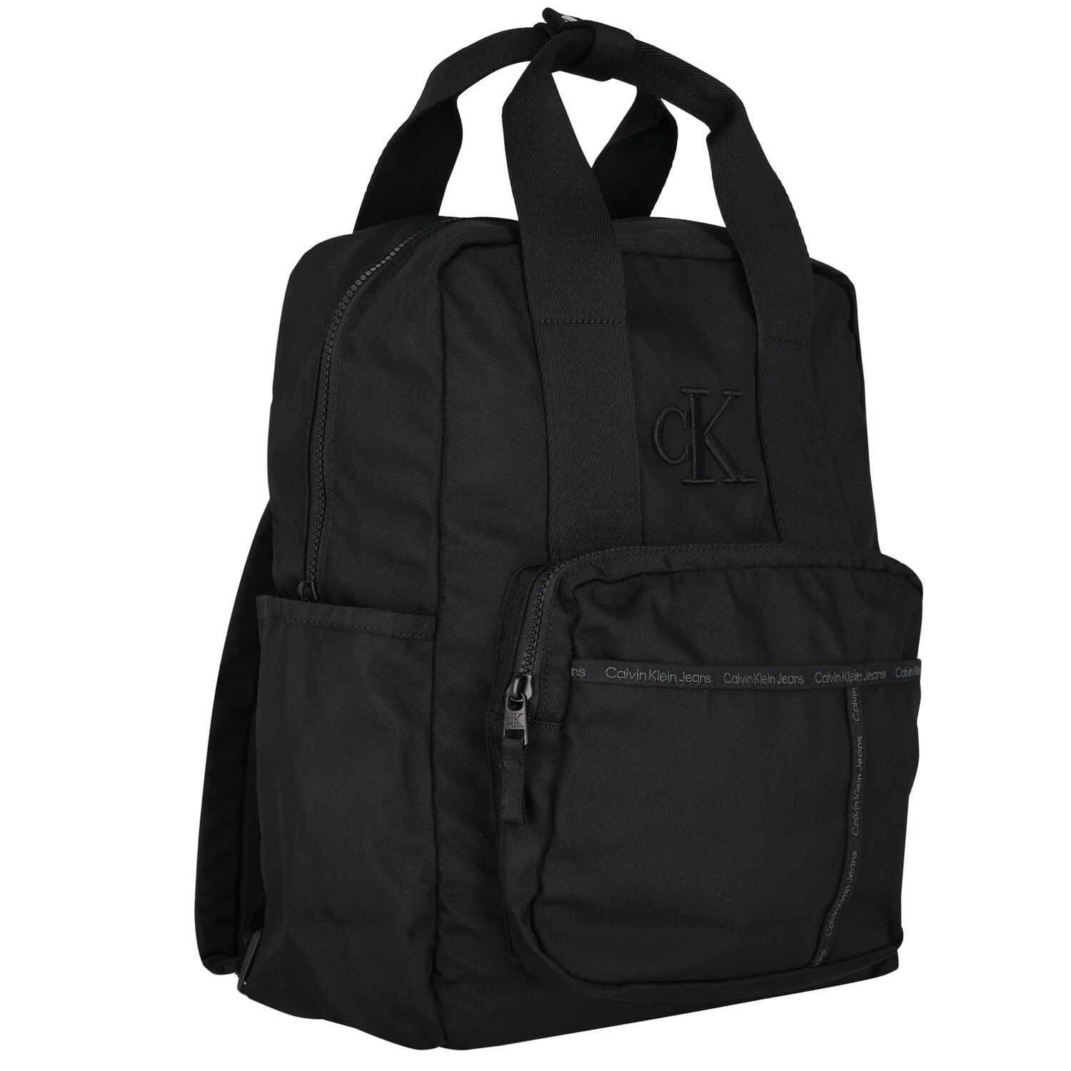 Black Logo Backpack, 1, hi-res image number null