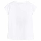 Girls White Tulip Printed Tops, 1, hi-res