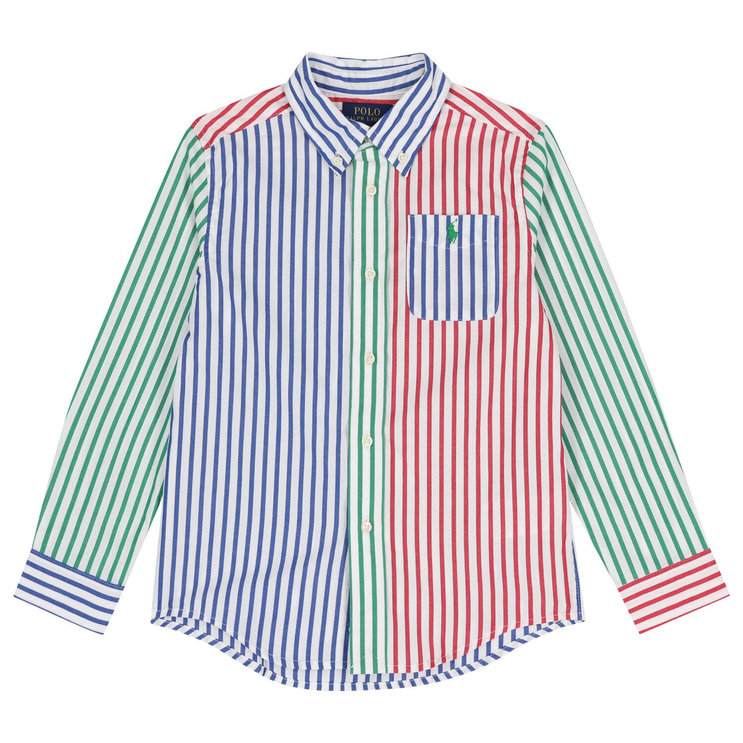 Boys Multi-Coloured Logo Shirt, 1, hi-res image number null