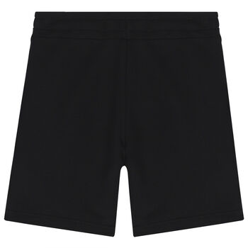 Boys Black Logo Shorts