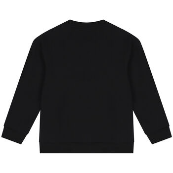 Black & Silver Logo Sweatshirt