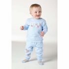 جوارب مخططة باللون الازرق للاولاد, 1, hi-res