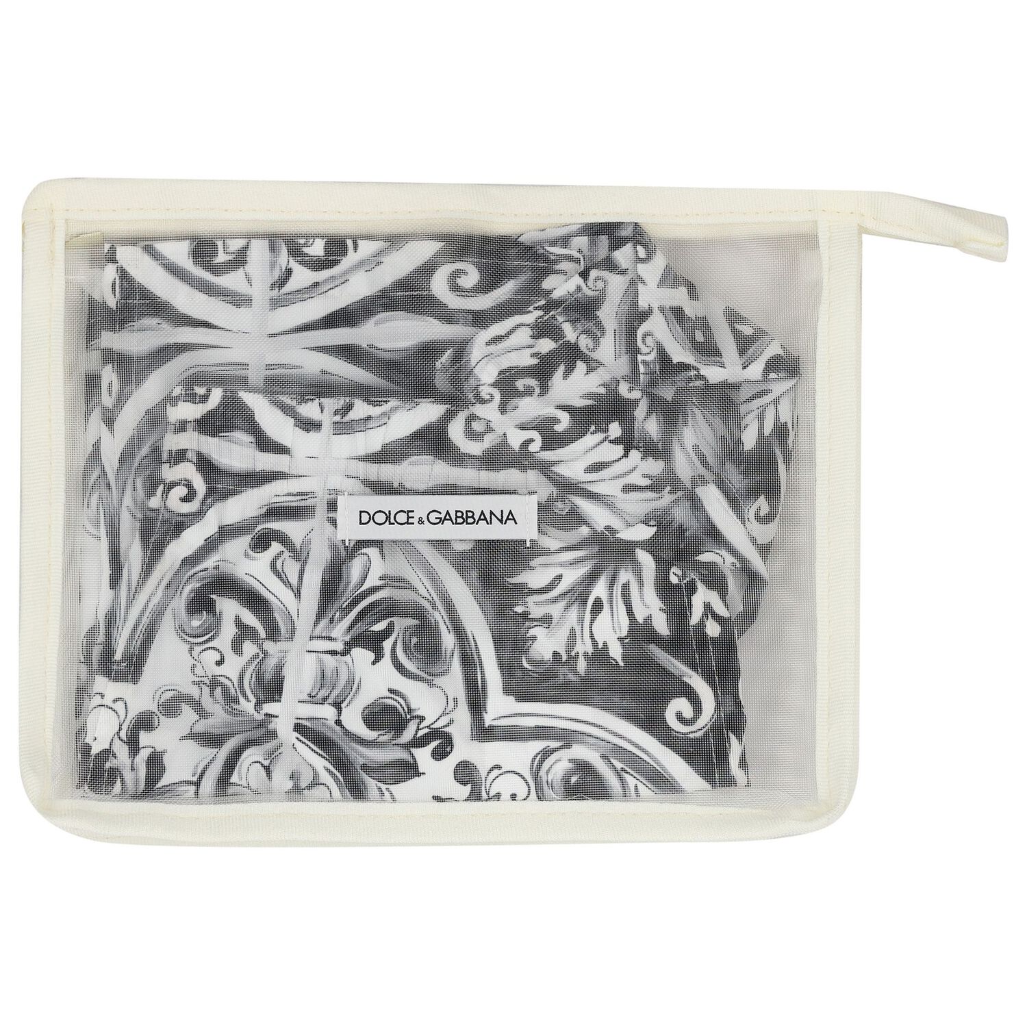 شورت سباحة ماجوليكا أسود وأبيض للأولاد, 1, hi-res