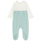 Baby Girls Ivory & Green Babygrows ( 2-Pack ), 2, hi-res