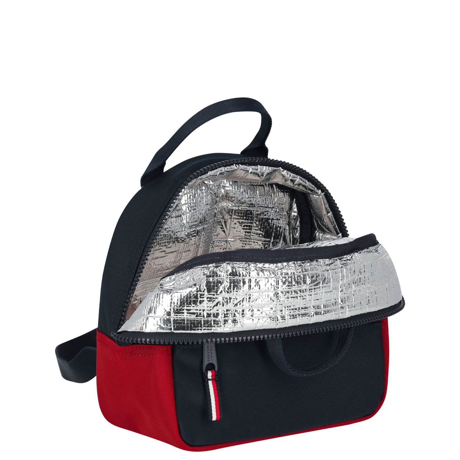 Boys Navy Blue & Red Logo Lunch Bag, 1, hi-res image number null