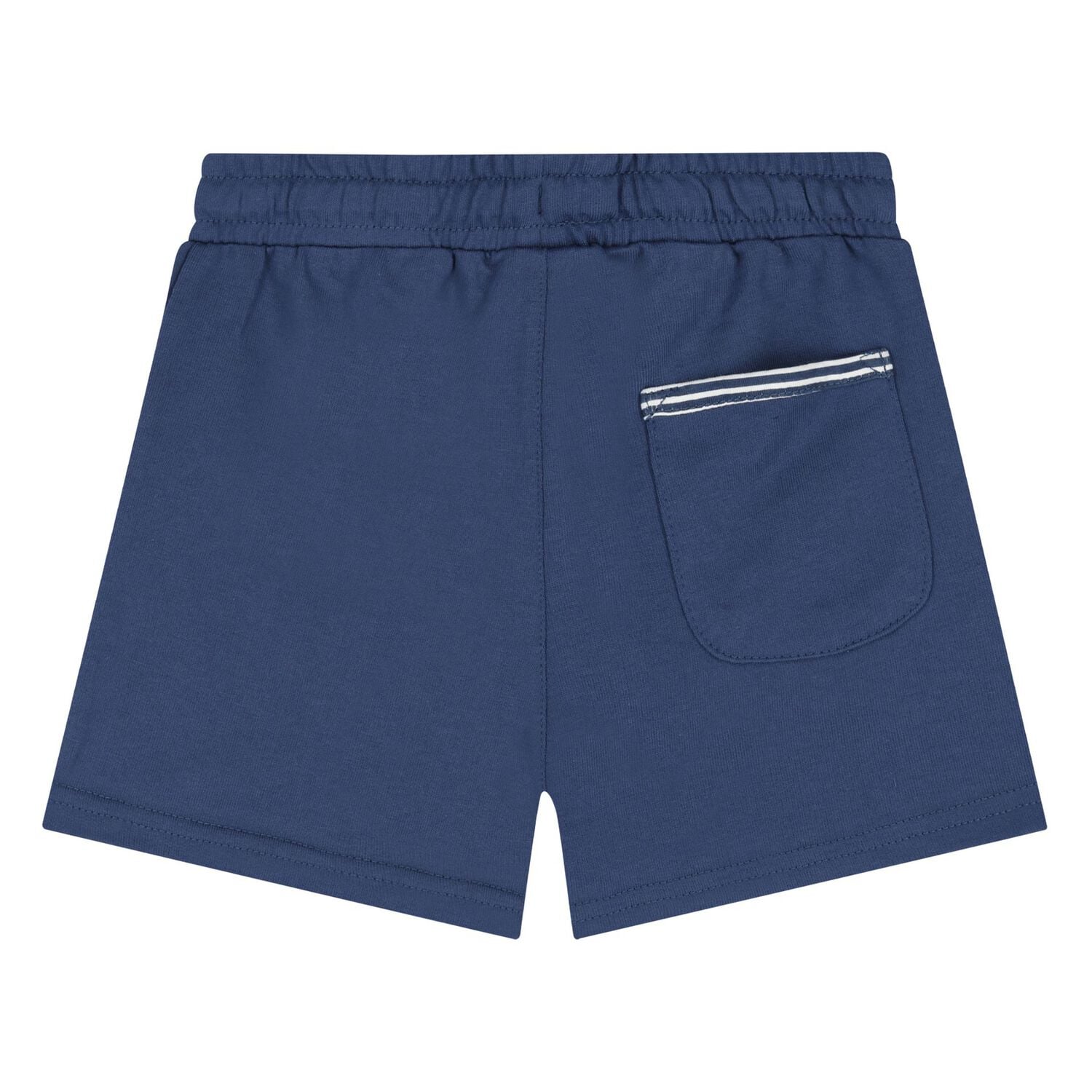 Younger Boys Navy Blue Hippo Shorts, 2, hi-res