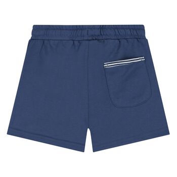 Younger Boys Navy Blue Hippo Shorts