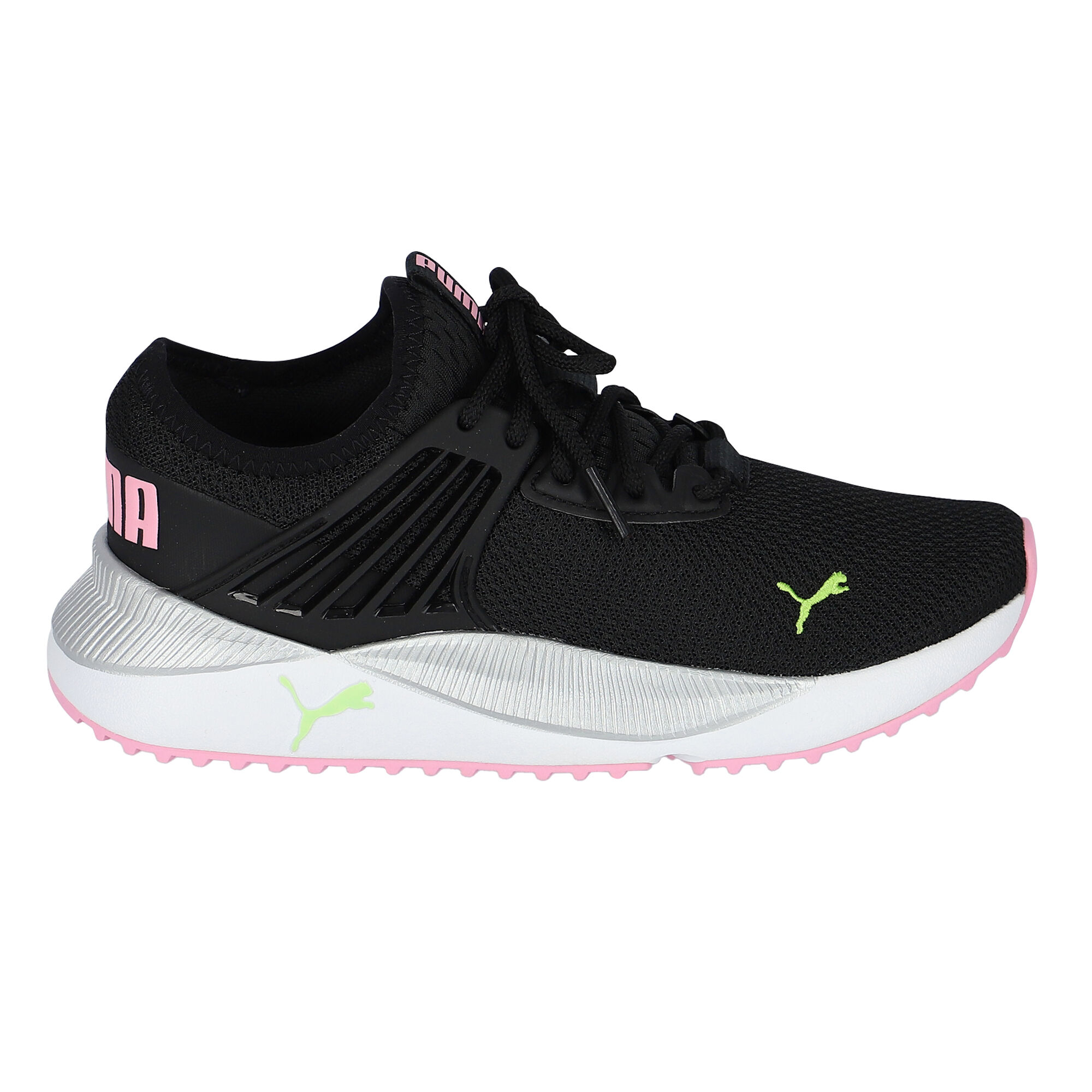 Puma Girls Black Pink Pacer Future Trainers Junior Couture USA