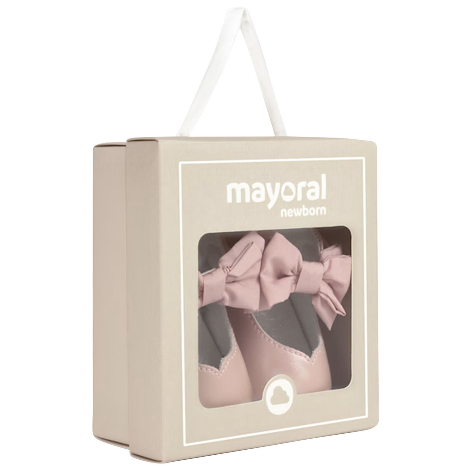 Baby Girls Pink Bow Pre Walker Shoes, 4, hi-res