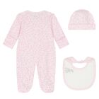 Baby Girls Pink Hearts Babygrow Gift Set, 1, hi-res