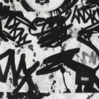 سويت شيرت بطبعة جرافيتى باللون الابيض والاسود, 1, hi-res