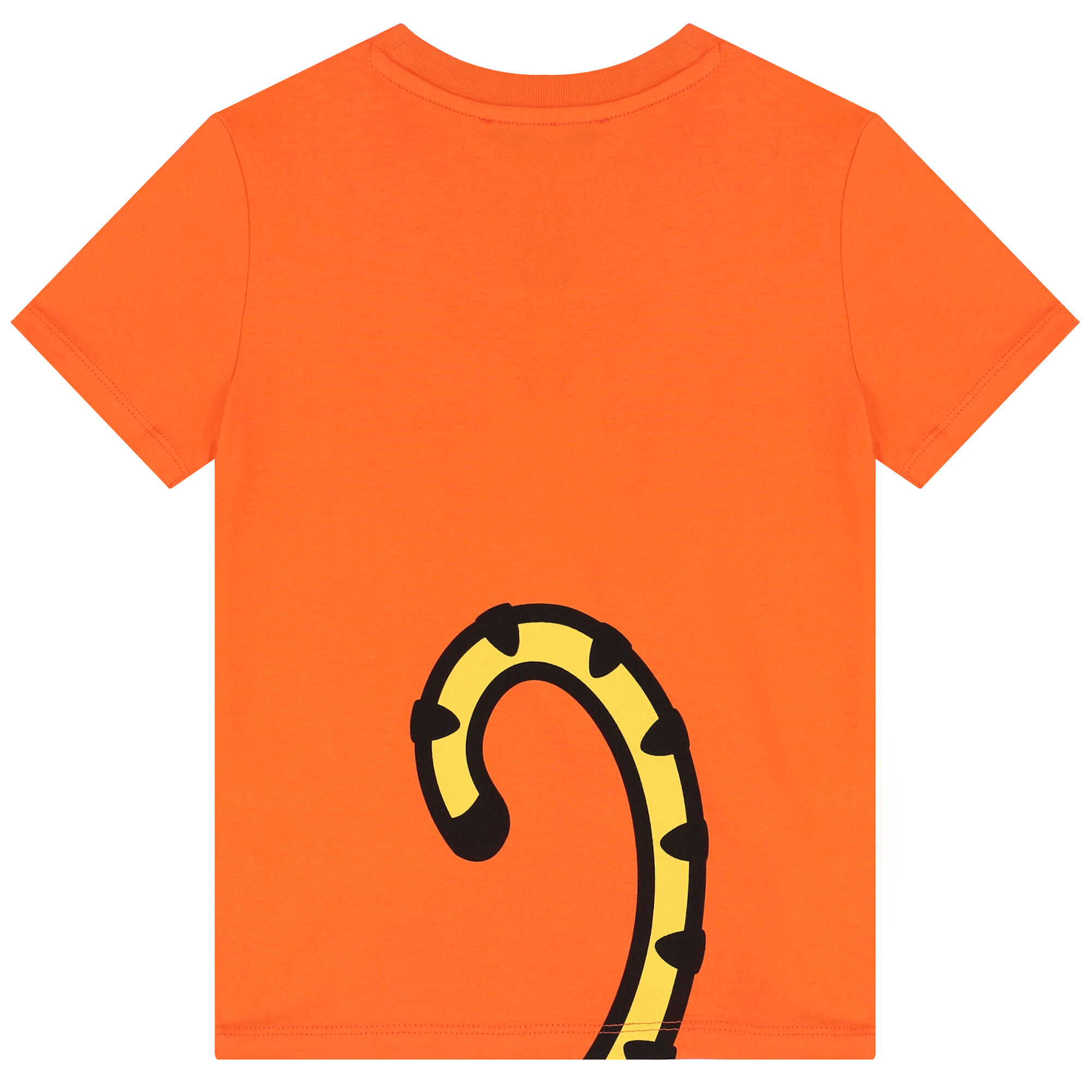 KENZO KIDS Boys Orange Tiger Logo T Shirt Junior Couture USA