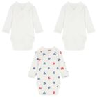 White Hearts Baby Bodysuit ( 3-Pack ), 1, hi-res