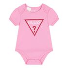 Baby Girls Pink Logo Tracksuit Set, 1, hi-res