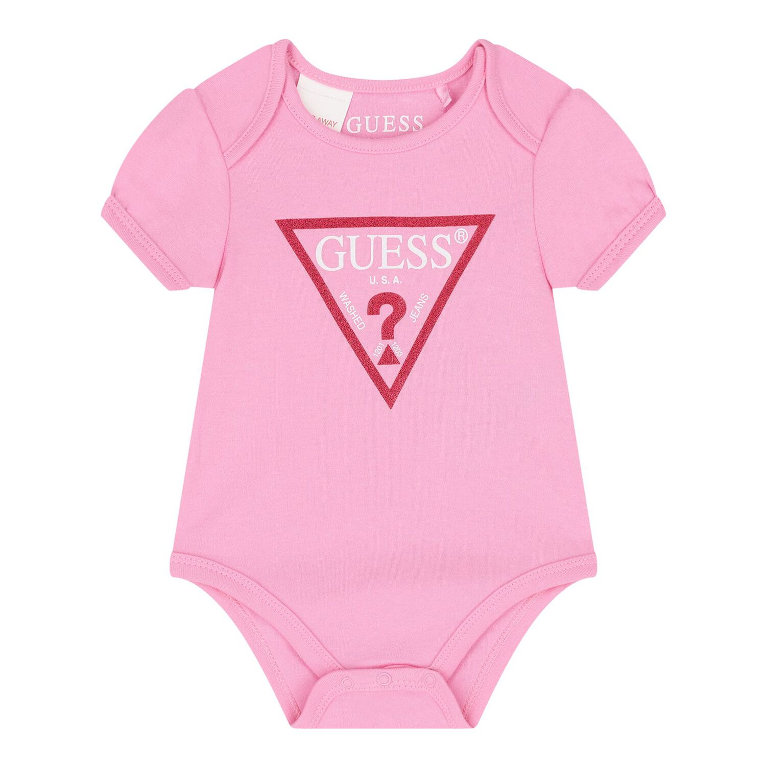 Baby Girls Pink Logo Tracksuit Set, 1, hi-res