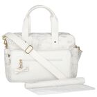 White Geo Map Baby Changing Bag, 2, hi-res