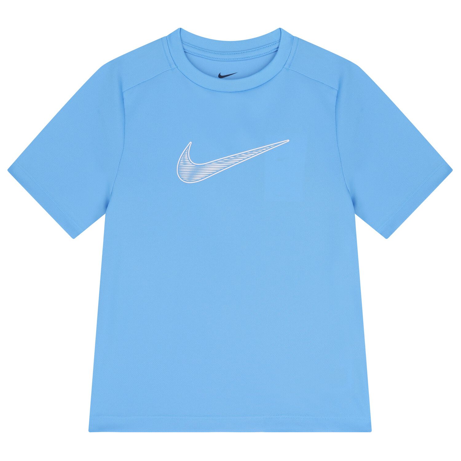 Boys Blue Logo Dri-Fit T-Shirt, 3, hi-res