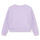 Girls Purple Logo Sweatshirt, 1, hi-res