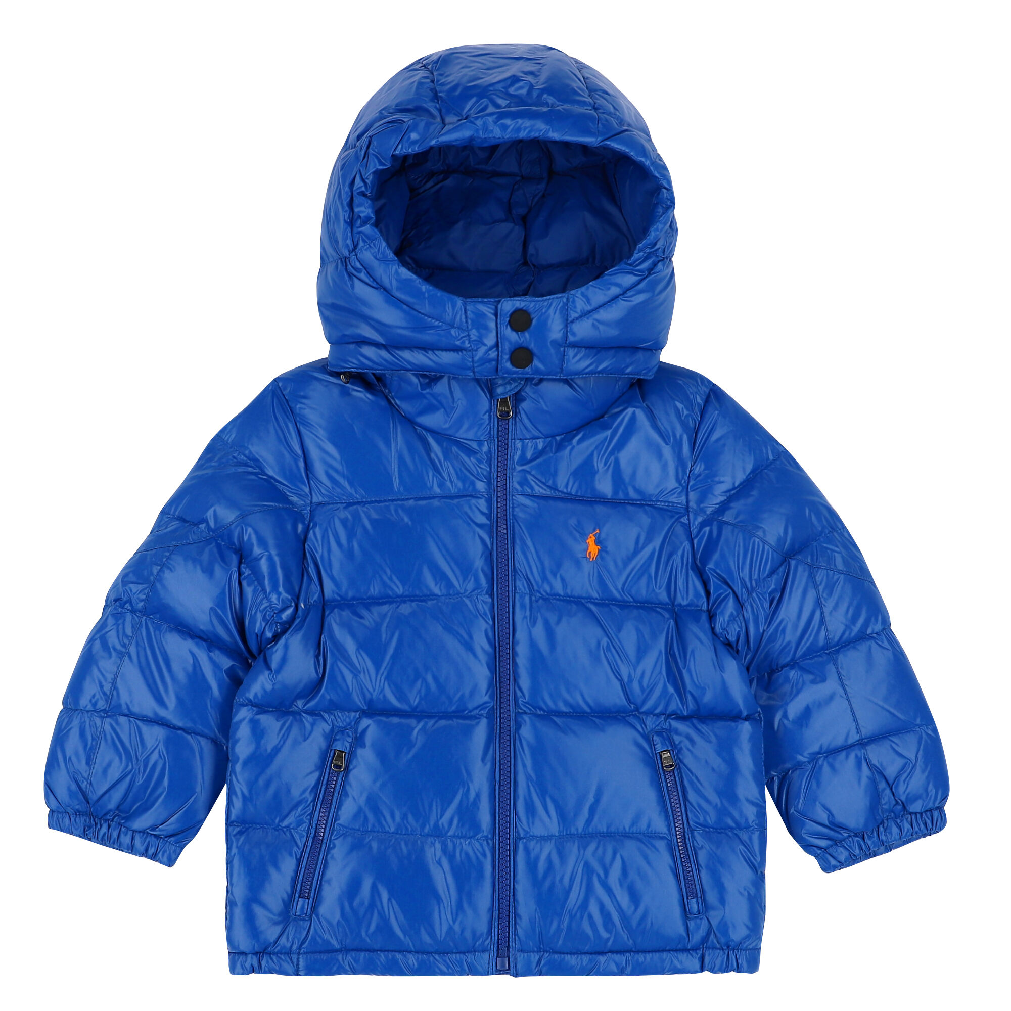 Ralph Lauren Boys Blue Hooded Puffer Jacket Junior Couture Bahrain