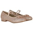 Girls Gold Embellished Shoes, 1, hi-res