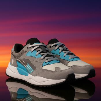 Boys Grey & Blue RS-Z Trainers