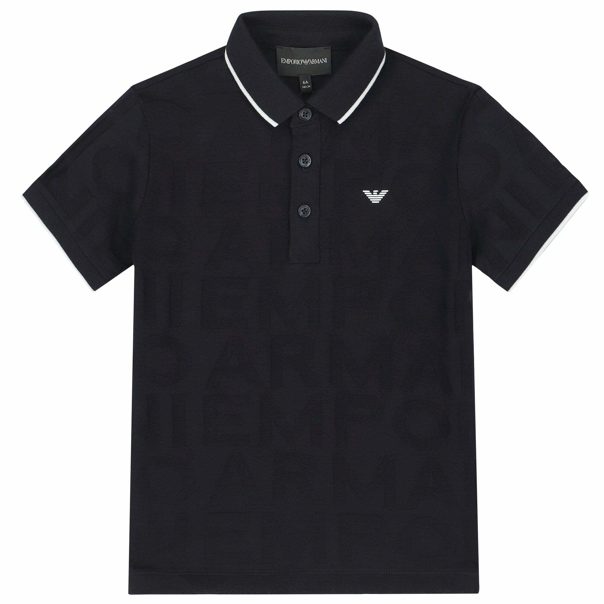 Boys armani polo shirt outlet