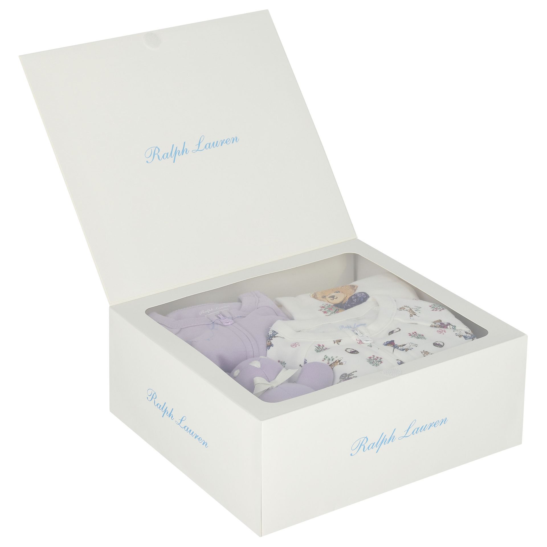 Ralph Lauren Baby Girls Multicoloured Logo Gift Set | Junior Couture USA