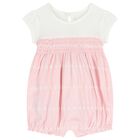 Baby Girls Pink Rompers ( 2-Pack ), 1, hi-res
