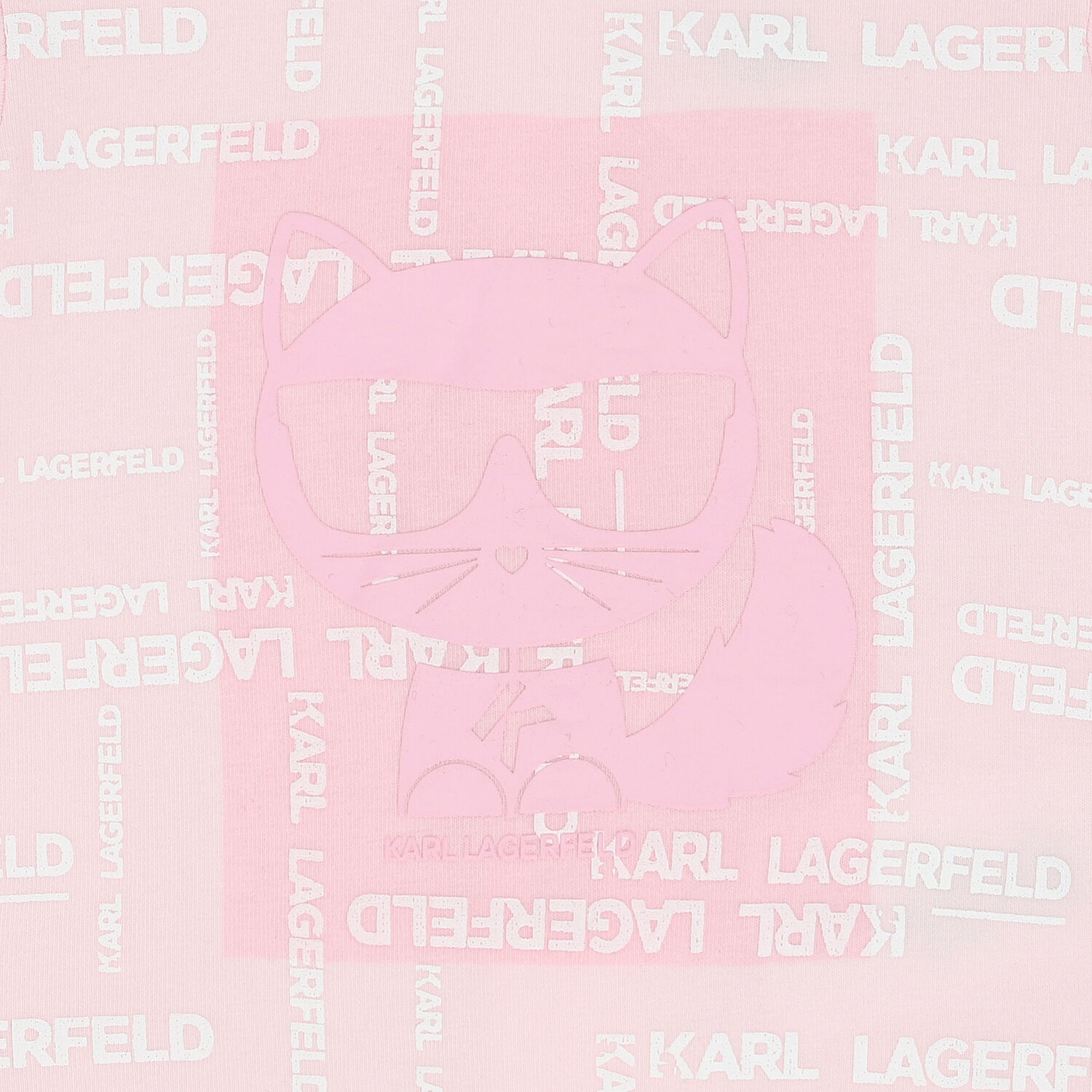 Baby Girls Pink Logo Babygrow, 1, hi-res