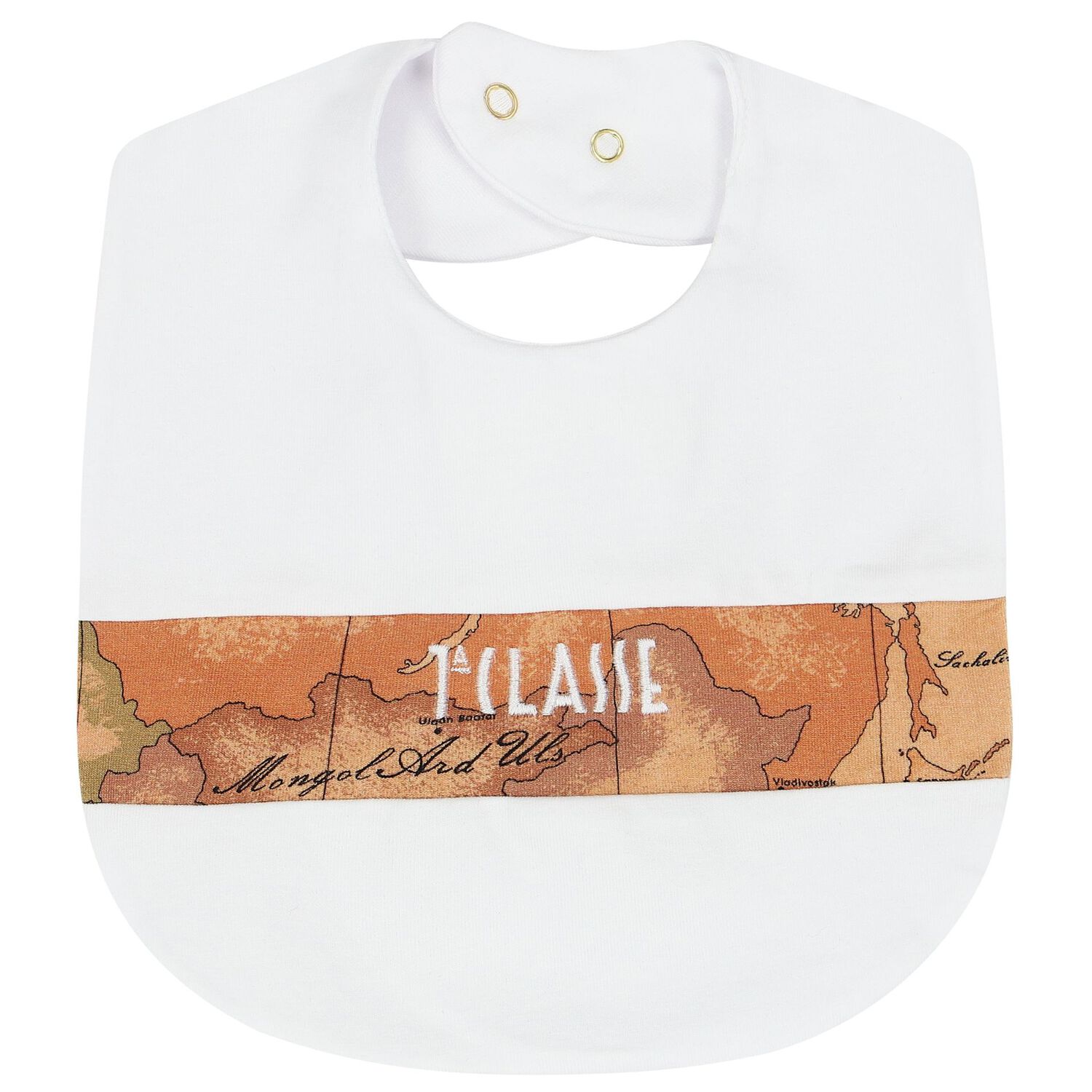 White & Beige Logo Babygrow Set, 1, hi-res image number null