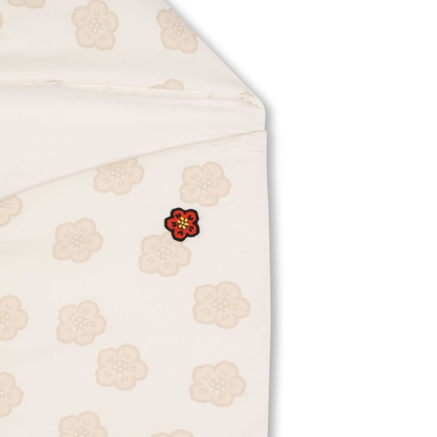 Ivory & Beige Boke Flower Reversible Baby Nest, 1, hi-res
