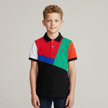 Boys Multi-Coloured Logo Polo Shirt