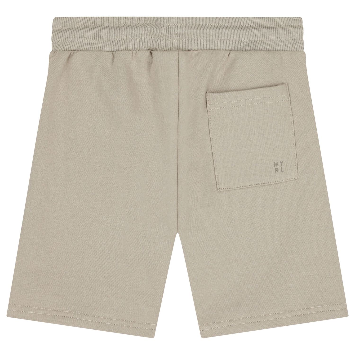 Boys Beige Logo Shorts, 2, hi-res