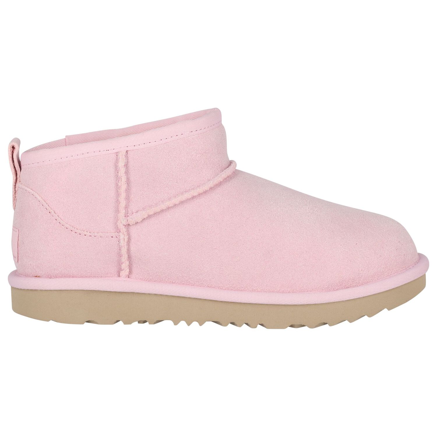 Girls Pink Classic Ultra Mini Suede Boots, 2, hi-res