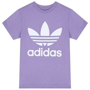 Purple Trefoil Logo T-Shirt