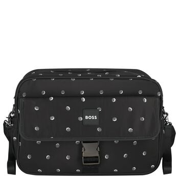 Black Logo Baby Changing Bag