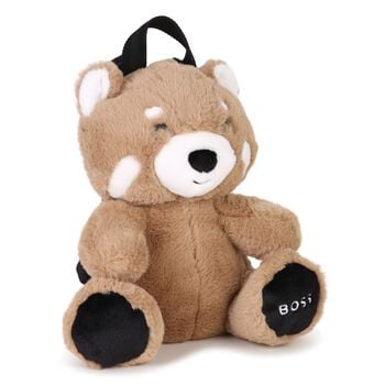 Brown Logo Red Panda Backpack ( 21cm )