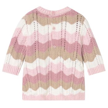 Baby Girls Pink Knitted Dress