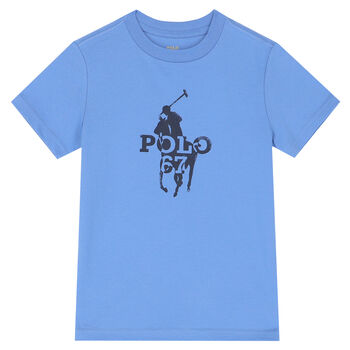 Boys Blue Logo T-Shirt