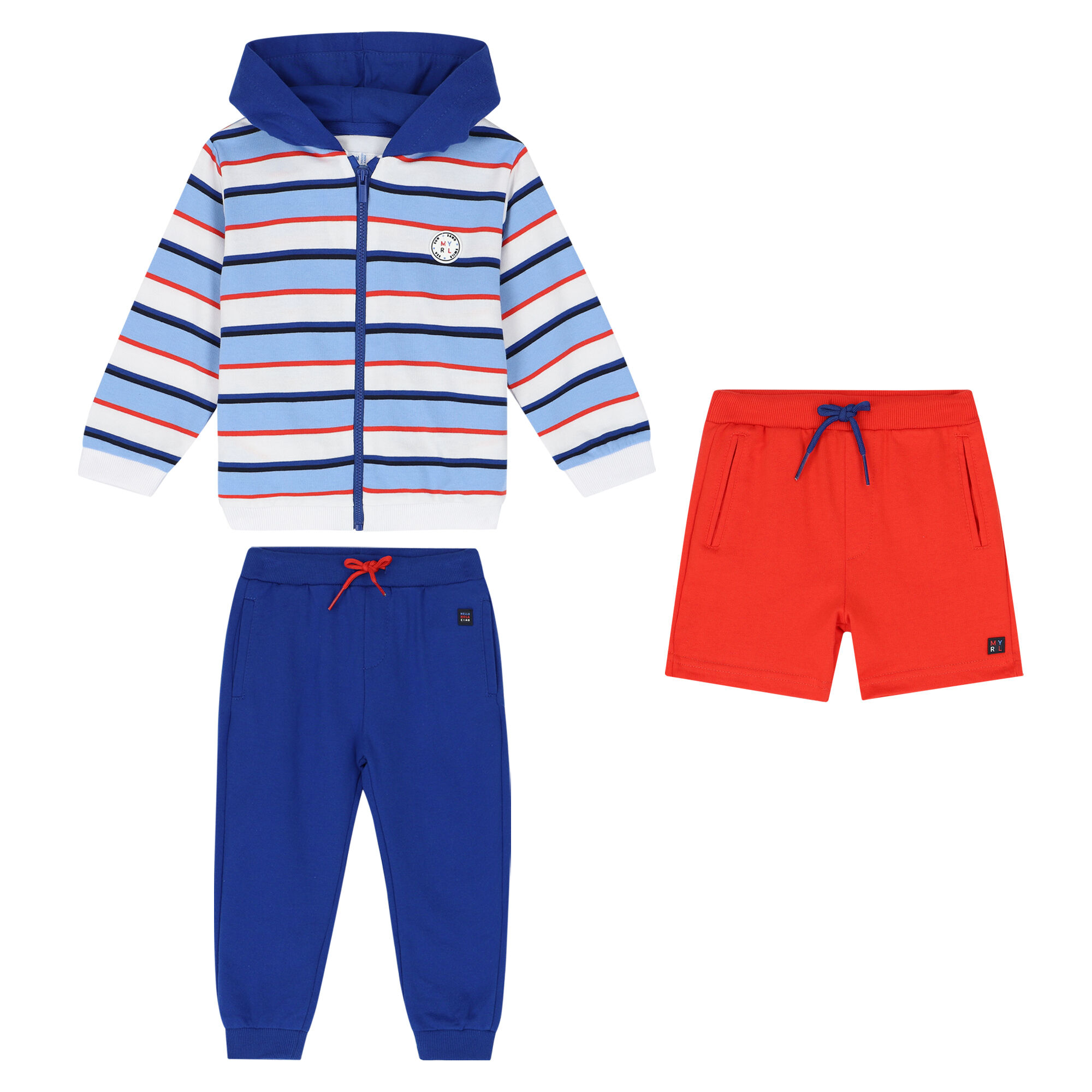 Mayoral Younger Boys Blue 3 Piece Tracksuit Junior Couture