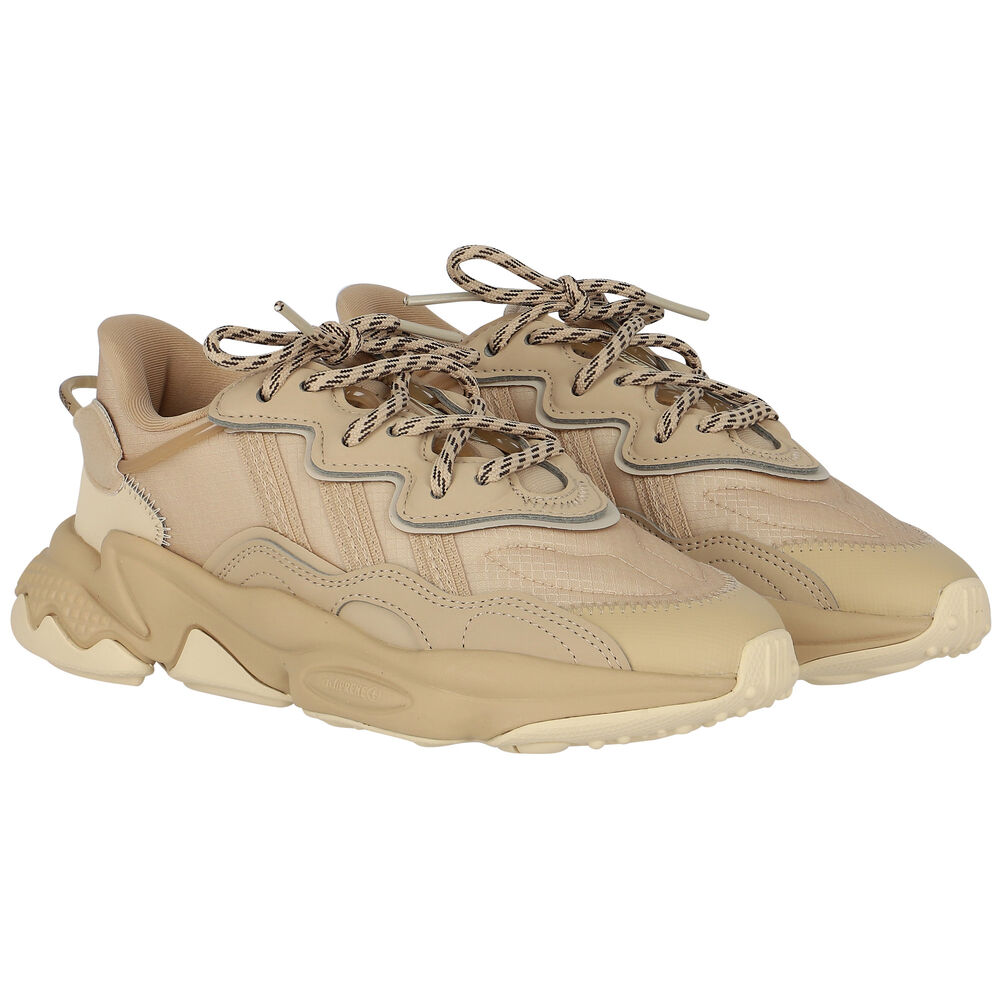 adidas Originals Beige Ozweego J Trainers | Junior Couture USA