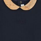 طقم هدايا ملابس أطفال للأولاد الصغار بتصميم خريطة جغرافية باللون الأزرق الداكن والبيج, 4, hi-res