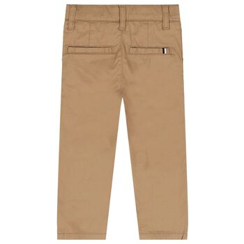 Younger Boys Beige Chino Trousers
