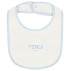 Baby Boys Ivory & Blue Logo Babygrow Gift Set, 3, hi-res