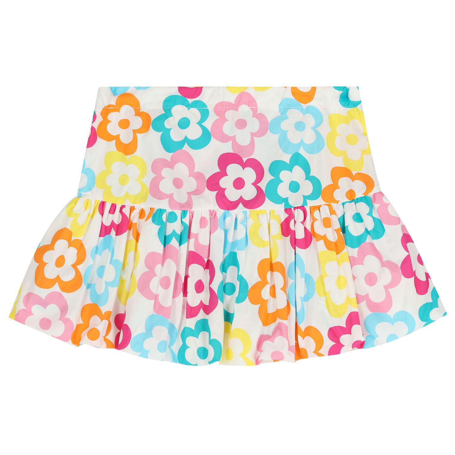 Girls Pink Flower Skirt Set, 1, hi-res