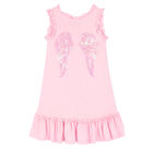 Girls Pink Sequin Dress, 1, hi-res