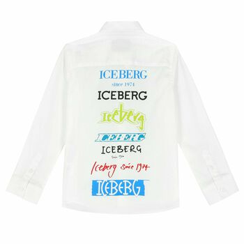 Boys White Logo Shirt